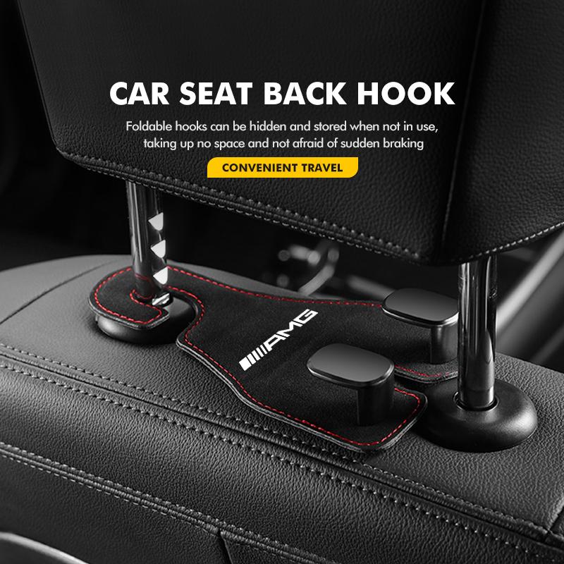 Car Headrest Hook Back Seat Hanger Wallet Purse Shopping Bag For Mercedes Benz AMG W204 W205 W203 W211 W201 W210 W108 W124 W126