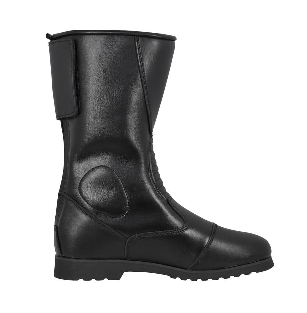 KOMINE Motorcycle Back Zipper Size K202 302 Boots, Black, 28.0cm,