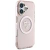 Etui Guess Iml Metal Mountain Logo       Magsafe Do Iphone 16 Różowy