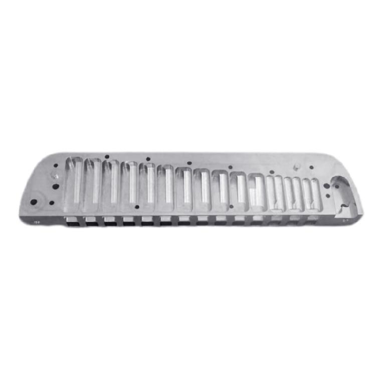 Ersatz-Mundharmonika Aluminium Glatt C-Dur Mundharmonika Musikinstrumententeile für Bühnenauftritte Langlebig