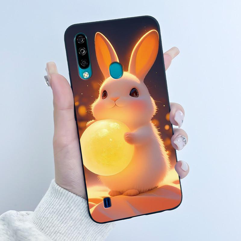 Hülle für ZTE Blade A7 (2020) Handyhülle Mattschwarz Luxus Drache Niedlich Cool Jungen Mädchen Weiches Silikon TPU Schutz-Rückseite