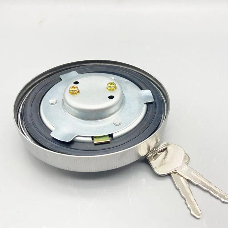 Diesel Fuel Tank Cap For Sany SY60 SY75 SY115 SY155 SY215 For SY365-9-10PRO Tank Cap with 2 Keys Excavator Parts