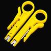 Mini Portable Wire Stripper Cutter, Impact Punch Down Tool, Network Line Knife ,Multi-Function Cable Peeler for Electrical DIY