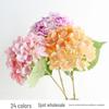 Silk Hydrangea Flowers - Decorative Artificial Ornaments for Weddings, Available In 24 Colors