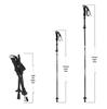 Yunxiang Ultra-light 7075 Aluminum Trekking Poles - Folding, Non-slip, Professional Outdoor Walking Sticks