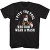 Dhr. T Pity The Fool Mask Zwart Icoon Kinder T-shirt