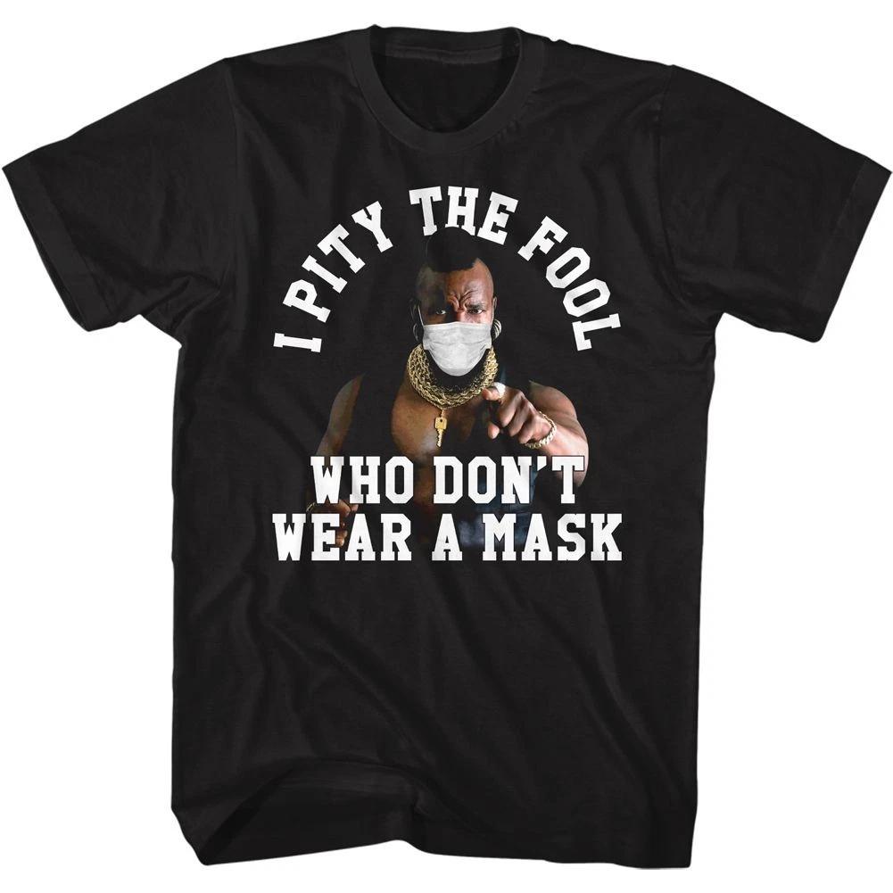 Mr. T Pity The Fool Mask Black Icon  Children s T-shirt 130