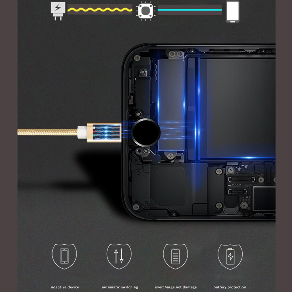USB 2.0 Type A Male to 3 Type C Male Splitter Cable USB Multi Charging Cable Connector for Phone High Speed