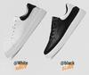 Men's Autumn Casual White Sneakers - British Style Soft Sole, Large Size Trendy Sports Board Shoes.