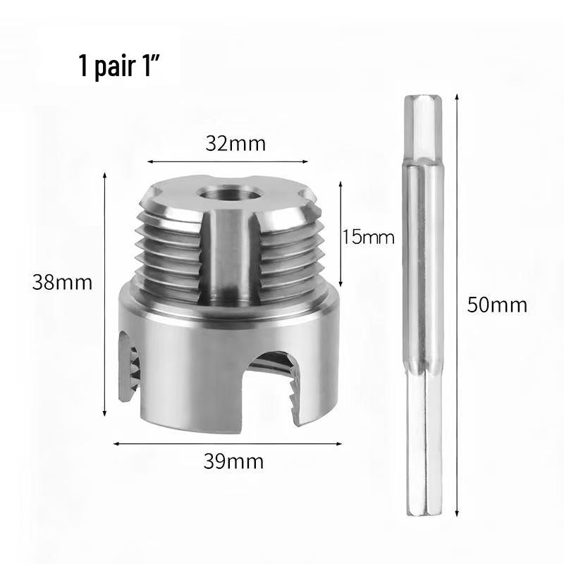 Handheld Electric Drill Pipe Threader & Tapper with 4/6-Point Die & Tap for PPR Pipes