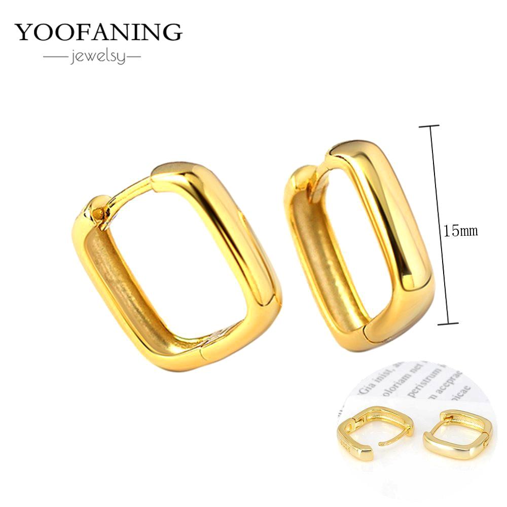 925 Silver Ear Needle Fashion Light Luxury Gold hoop earrings Classic Retro Collection earrings for women Jewelry Gift