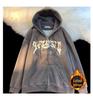 Men's Vintage American Fleece-Lined Corduroy Hooded Cardigan