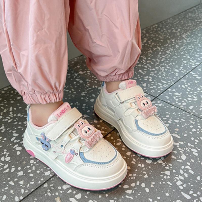 Girls' Velcro Cartoon Casual Shoes Student Sports Shoes Boys' Non-slip Shoes