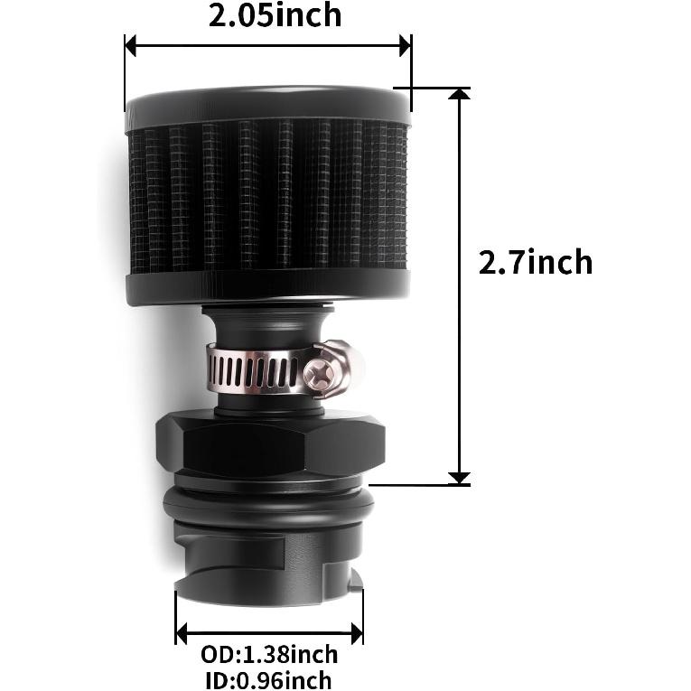 LS Valve Cover Oil Cap with Breather/Vent Air Filter Compatible With LX LSX LS1 LS2 LS3 LS6 LS7