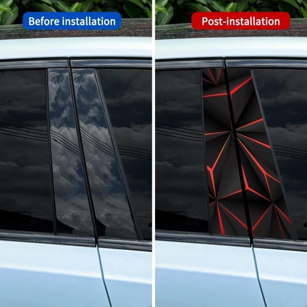 Nové včelí plástve Auto Samolepky Vodotěsné DIY Kryty B Sloupku Samolepicí Odolné proti Poškrábání Auto Styling Dekorace Samolepka
