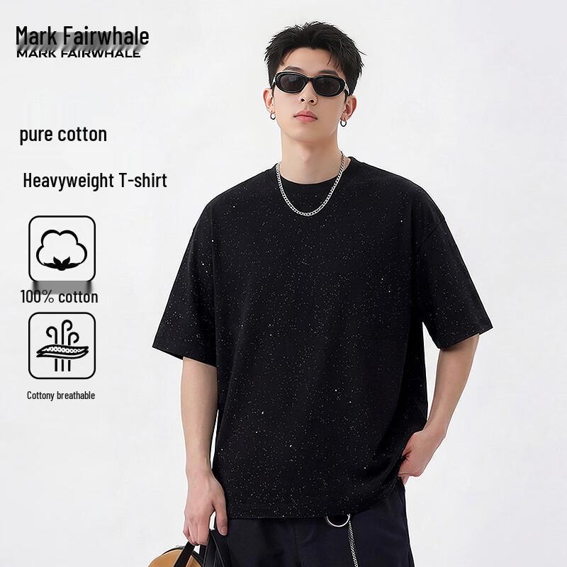 Mark Fairwhale Men s Starry Heavyweight Cotton T-shirt 3XL