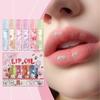 6 Pcs Lip Oil Set Sexy Colour Hydrating Moisturise Lip Glossy Oil Sweet