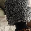 Car Beauty Microfiber Flocked Wash Gloves for Paint-Friendly Detailing