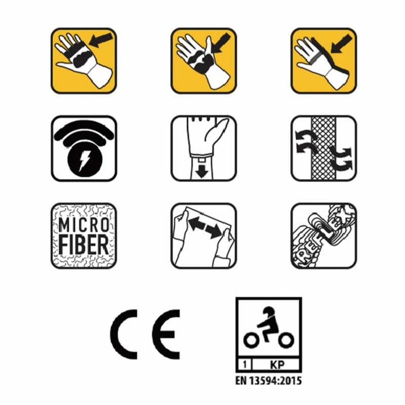 SLASH GLOVES SPIDI collaboration motorcycle riding gloves stretch material (56design) spring/summer (L, red)