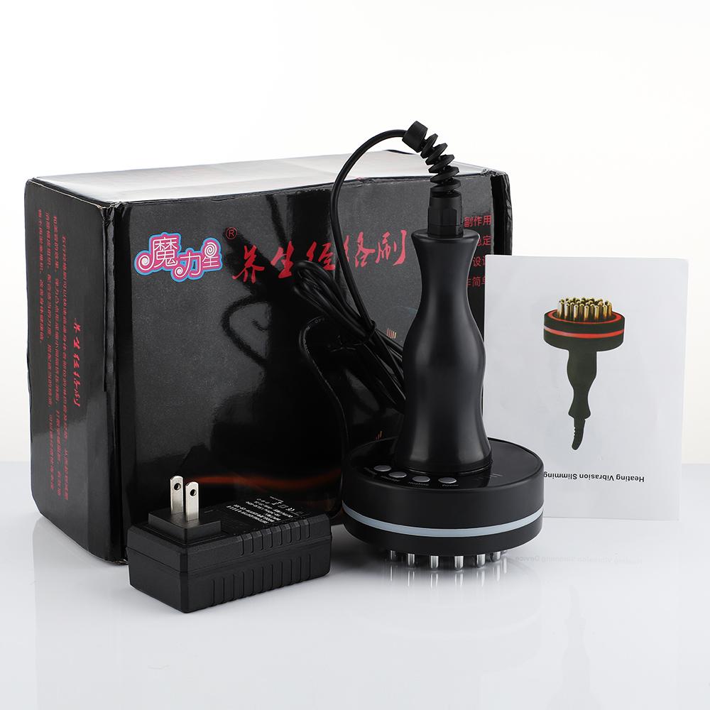 

Electric Meridian Brush Gua Sha Body Massager Microcurrent Hot Compress Scraping Lymphatic Drainage Machine Fat Burner EU Plug