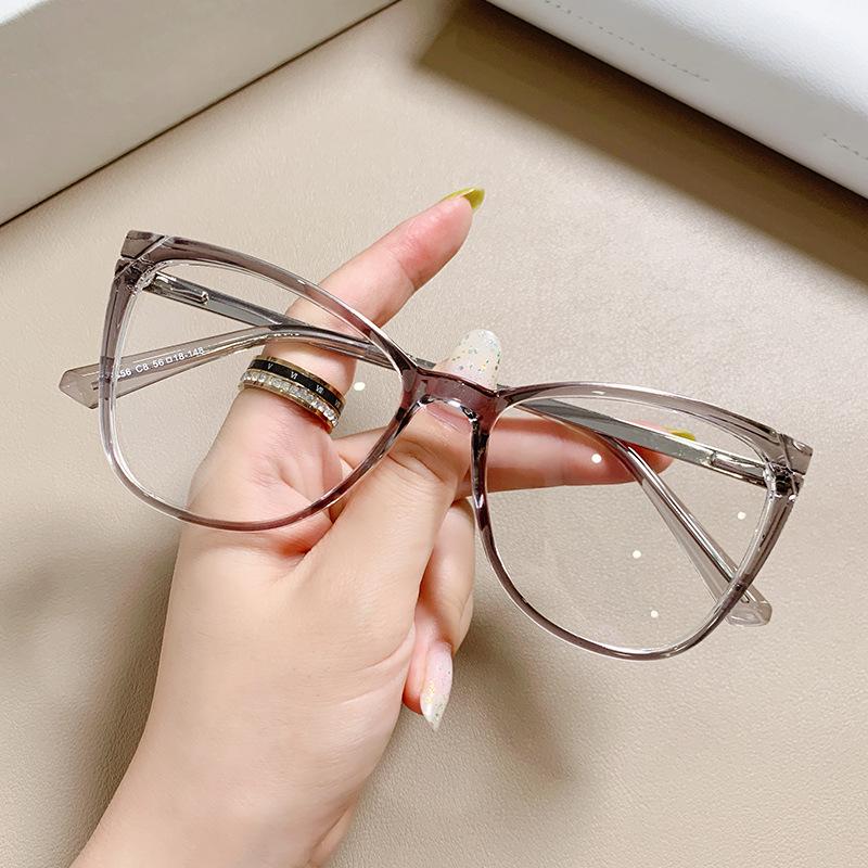 Vintage Black Cat Eye Reading Glasses Anti Blue Light Gradient Frame Presbyopia Eyewear for Women Men +3