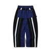 Kyumail 482 Vertical Stripe Relaxed Pants Purple