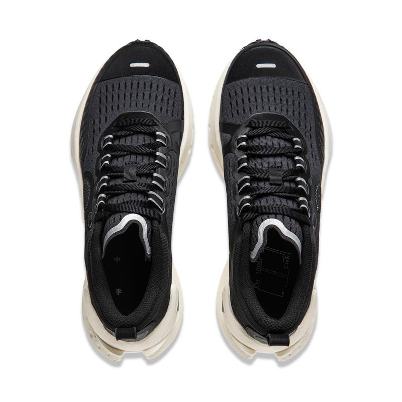 Li Ning Absolute Shadow CRC Reflective Lightweight High Resilience Trendy Sports Casual Shoes Women Casual Shoes Black AZGU042-2