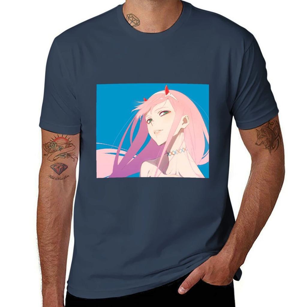 Darling in the FRANXX Zero Two TShirt Fitness Quick Dry Short Sleeve Top