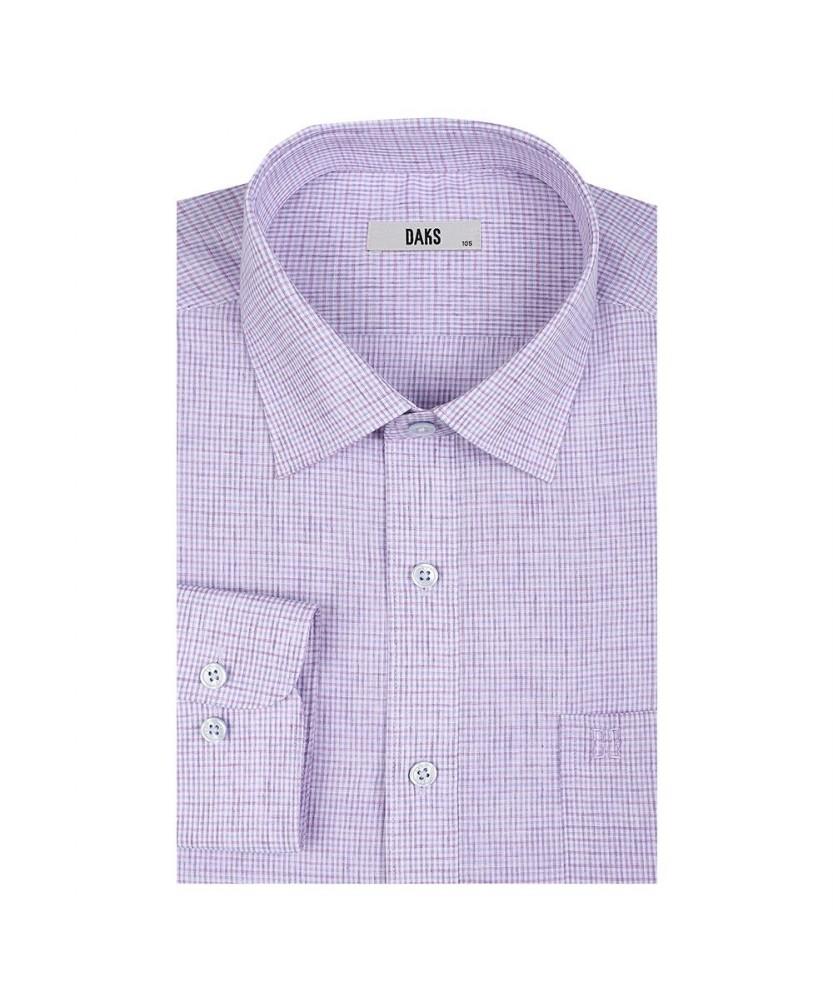 Dagseusyeocheu Linen Blend Micro Check Shirt_Dls3Shdl121R1
