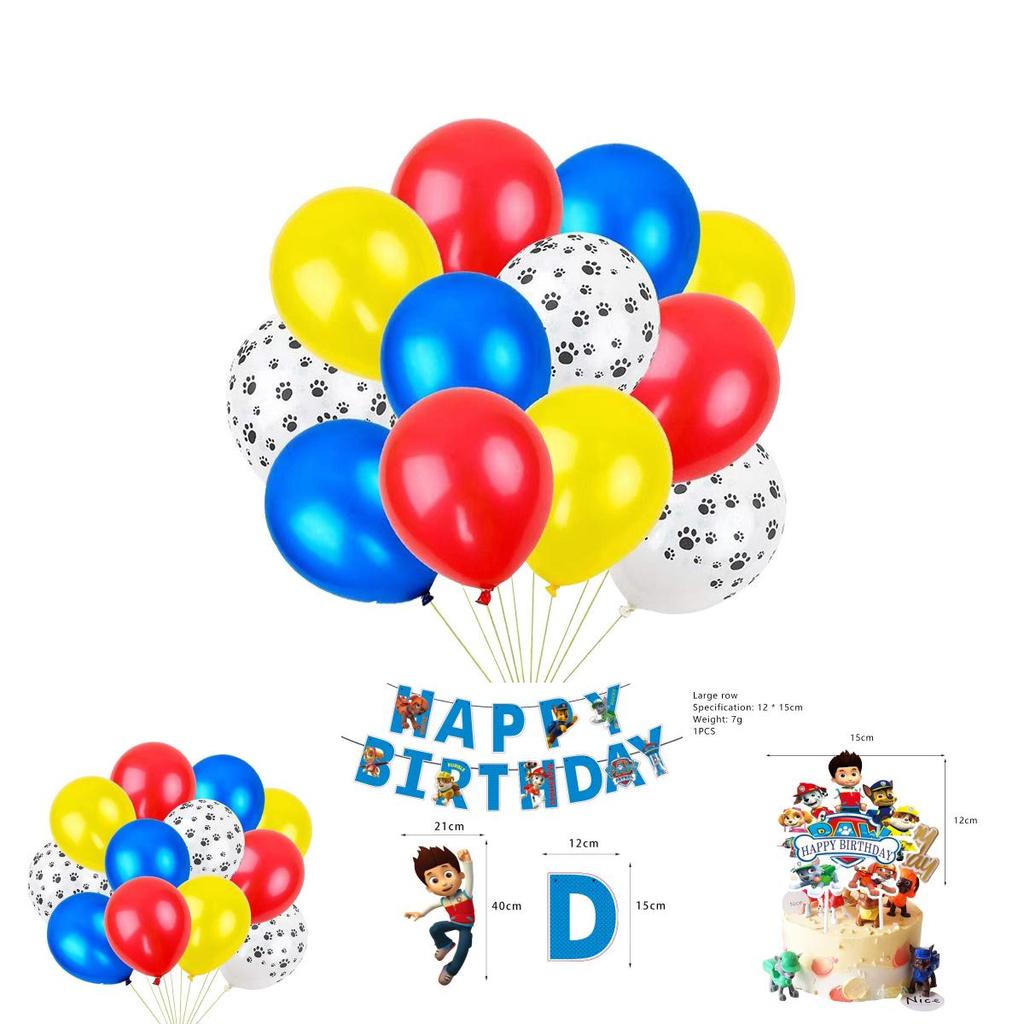 Fournitures de fête en papier Pat' Patrouille vibrantes pour les célébrations d'anniversaire d'enfants