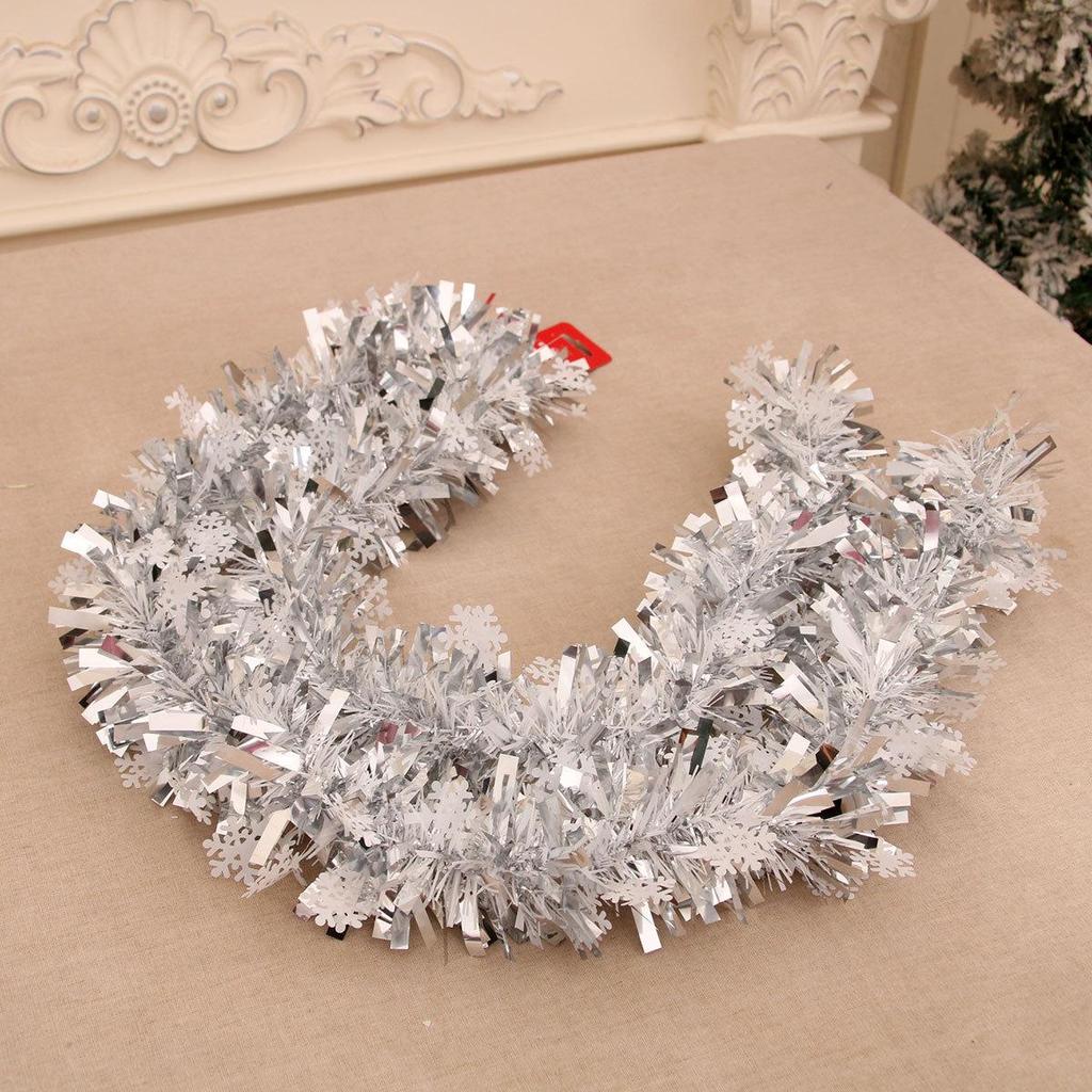 Christmas Tinsel and Garland Ornaments for Holiday Tree Decoration