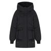 Daunenjacke Winterkleidung Mittellange Dick Gefütterte Jacke Steppjacke Damen Winterjacke