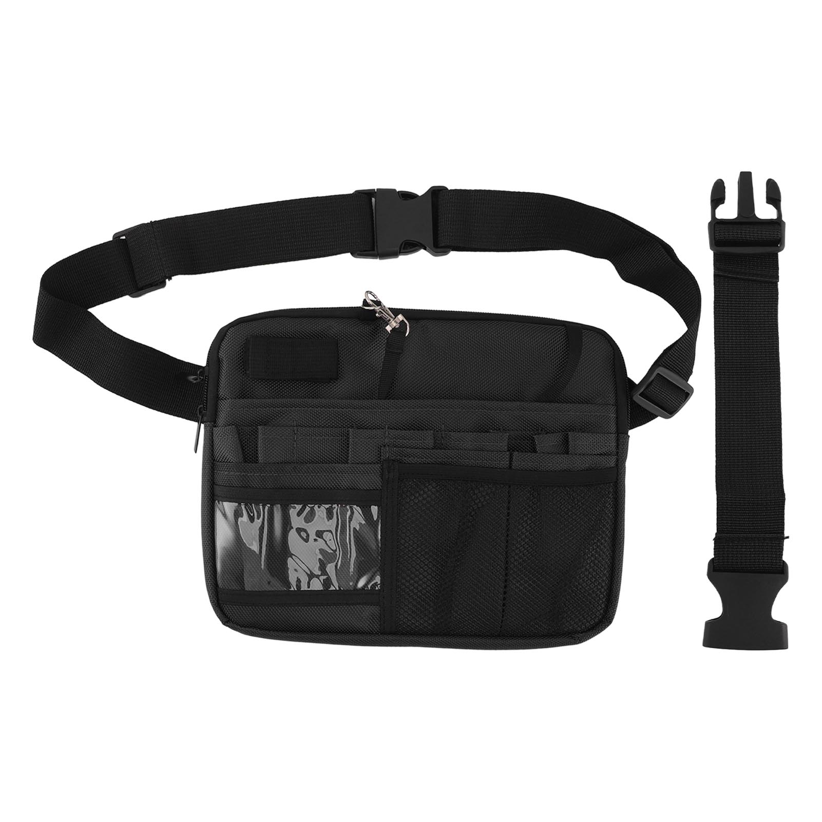 

Nurse Fanny Pack Doctor Supplies Storage Bag Multi Compartments Nurse Waist Pouch for Hospital Pink чёрный