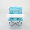 Portable Foldable Children's High Chair: Lightweight Aluminum Camping & Beach Chair with Eating Table.