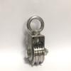 Double Wheel Quiet Bearing Pulley With Safety Lock U Grooves Bearing Pulley For Warehouse And Home Use