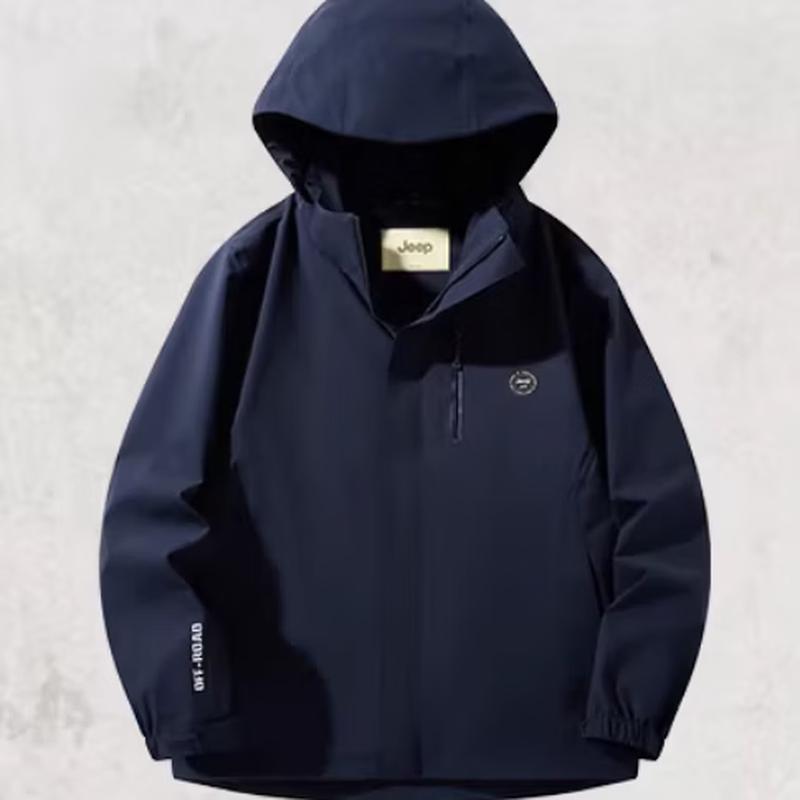 JEEP Men s Outdoor Single-Layer Windbreaker 4XL