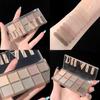 Eyeshadow Palette Flash Shiny Low Saturation 10-color Eyeshadow Palette for Autumn