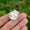 Natural Rainbow Moonstone 925 Silver Stackable Adjustable Ring For Girls
