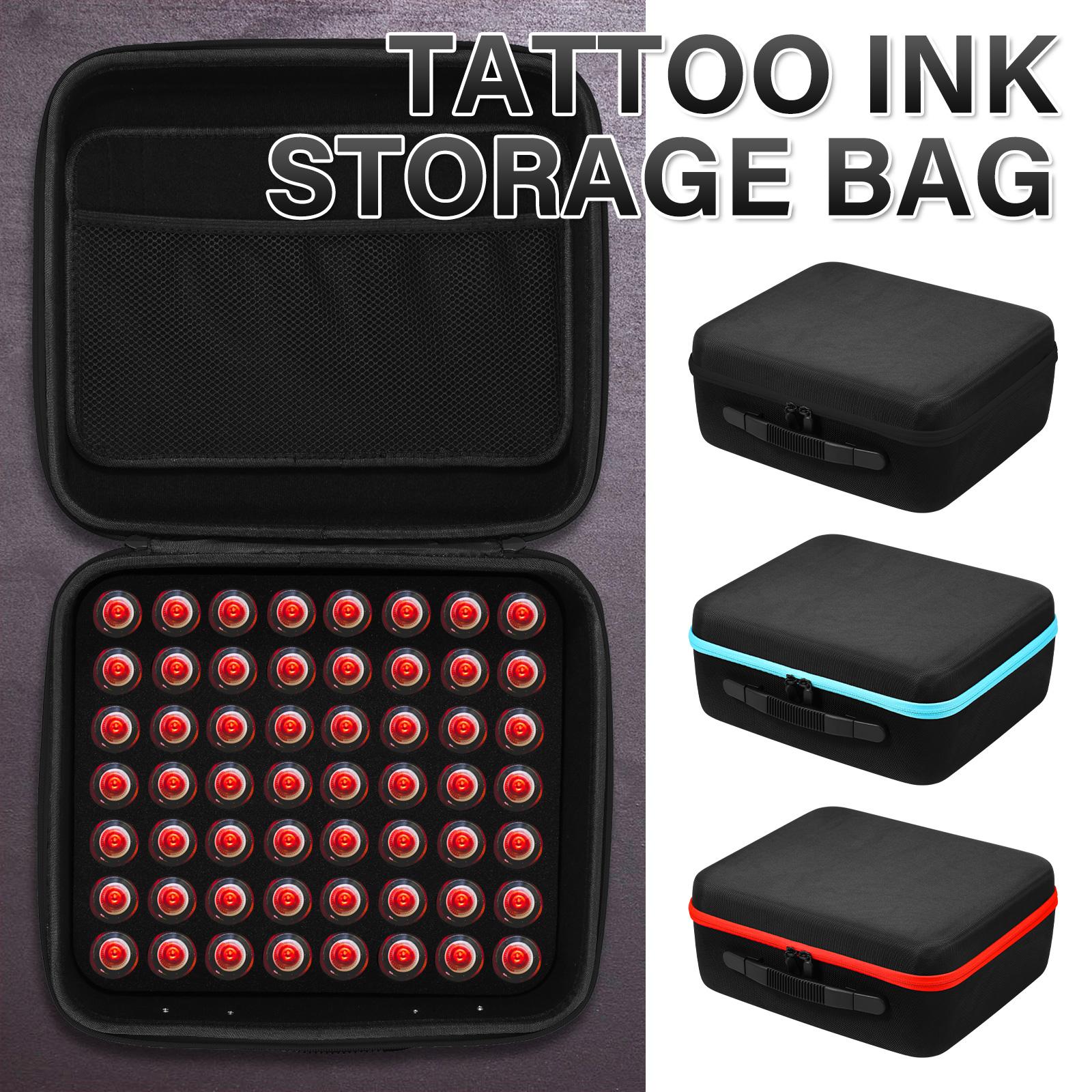 Model Paint Storage Case 56 Slot Ink Paint Organizer Alcohol Paint Organizer Large Capacity for Home Mosaic Container Bag Tool rosso