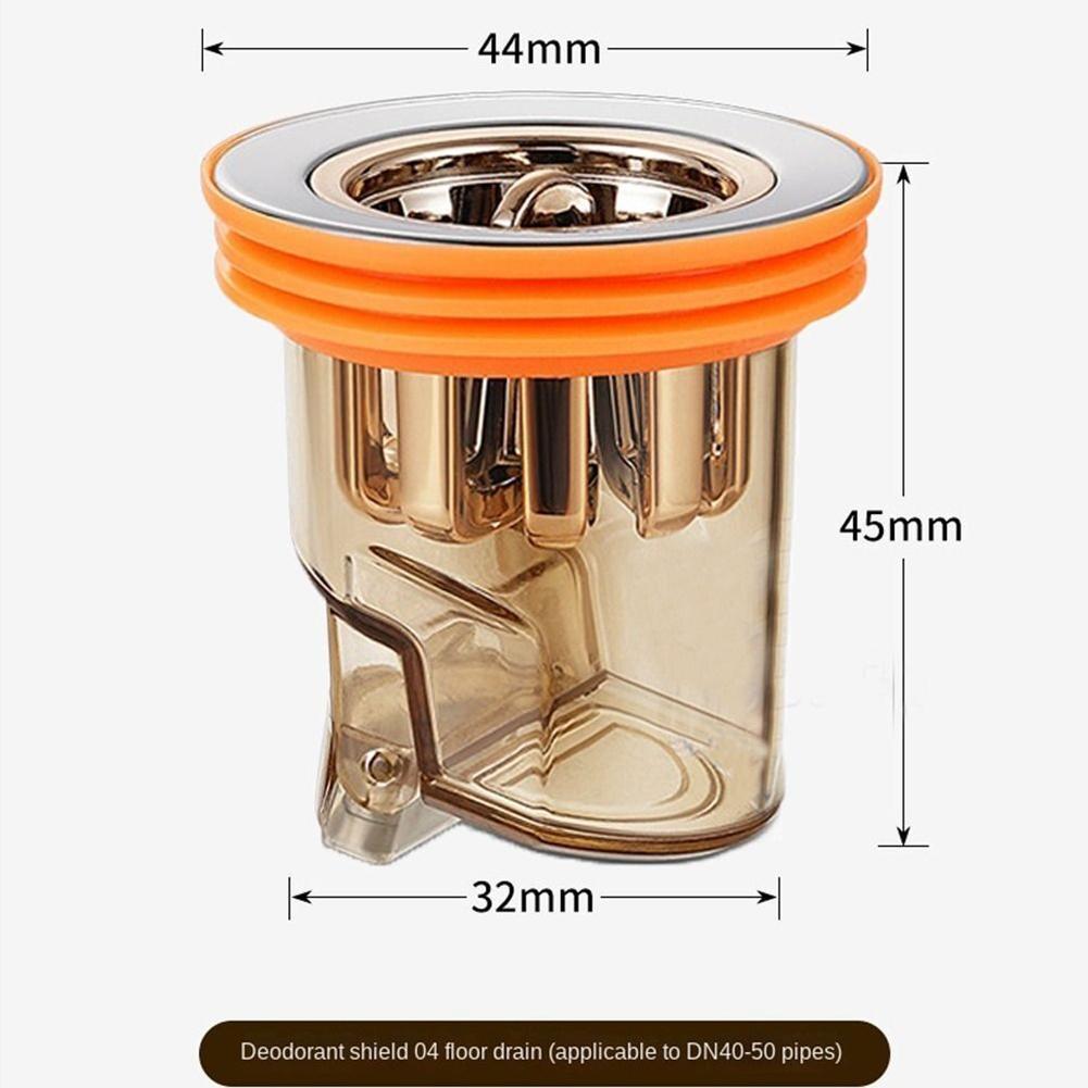 Floor Drain Core 90 ° Opening Faster Drainage Removable