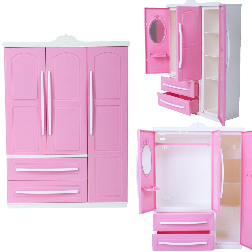 Set Biancheria Da Letto Per Bambole In Miniatura Rosa – Materasso, Piumino E Cuscino Per Bambole 22-30 Cm