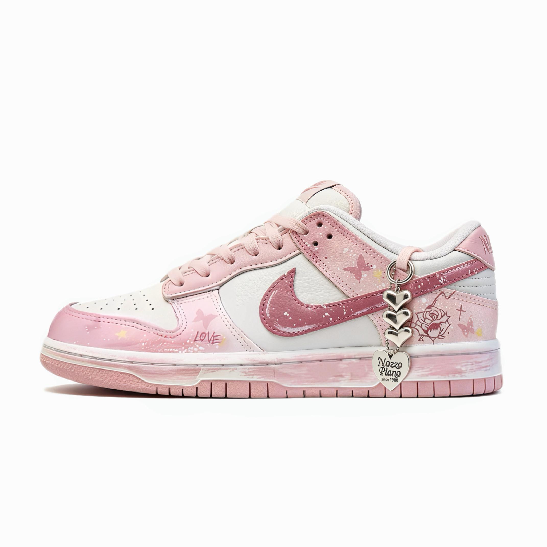Nike Dunk Sirdspuksts Mīlestības Apliecība Vieglas