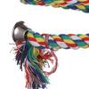 Bird Rope Perch Interactive Colorful Swing Toys Cockatiel Perch Bird Cage Swing Toys For Parakeet Conure Canaries Hamster Indoor