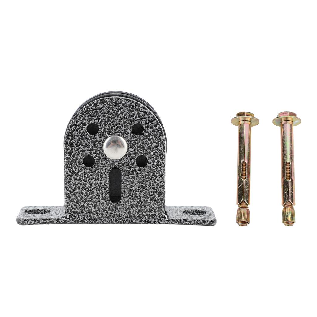 Wall Mount Pulley Wheel Iron Heavy Duty Traction Silent Fixed Pulley Wheel for DIY Fitness Gym