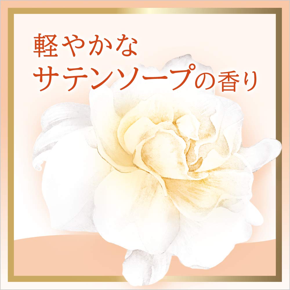 LUX Satin Soap Body Soap with a light satin soap scent 450g Pump, 450g, (flavored). (x 1)