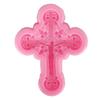 10Pcs Silicone Fondant Mold Cross Style Food Grade Easy Release Widely Used Chocolate Molds for Cake Muffins DIY