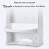 Wall Mount Electric Iron Hanger with Dual Hooks Heavy Duty Universal Laundry Room Multi-functional Iron Ironing Board Holder Organizer Storage Rack
