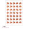 Children's Reward Stickers: Self-Adhesive, Red Flower, Thumbs Up, Smiley Face, Cartoon Designs for Primary School and Kindergarten.