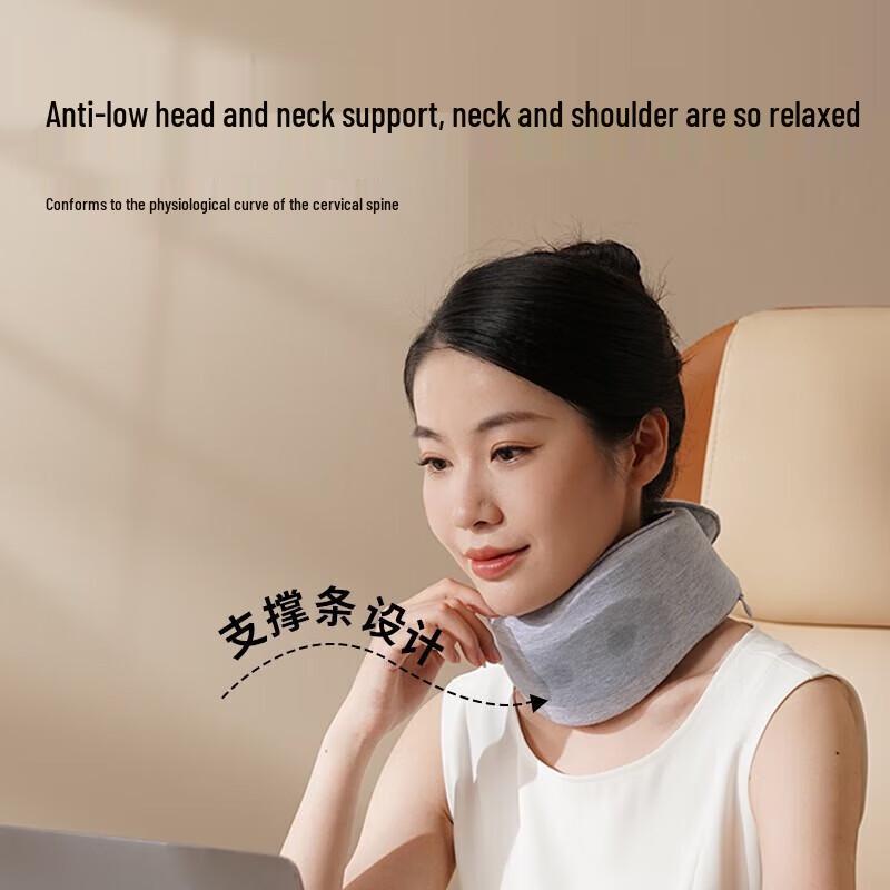 Hezheng Cloud Eye Mask & Neck Pillow Travel Set CN plug (adapter included)