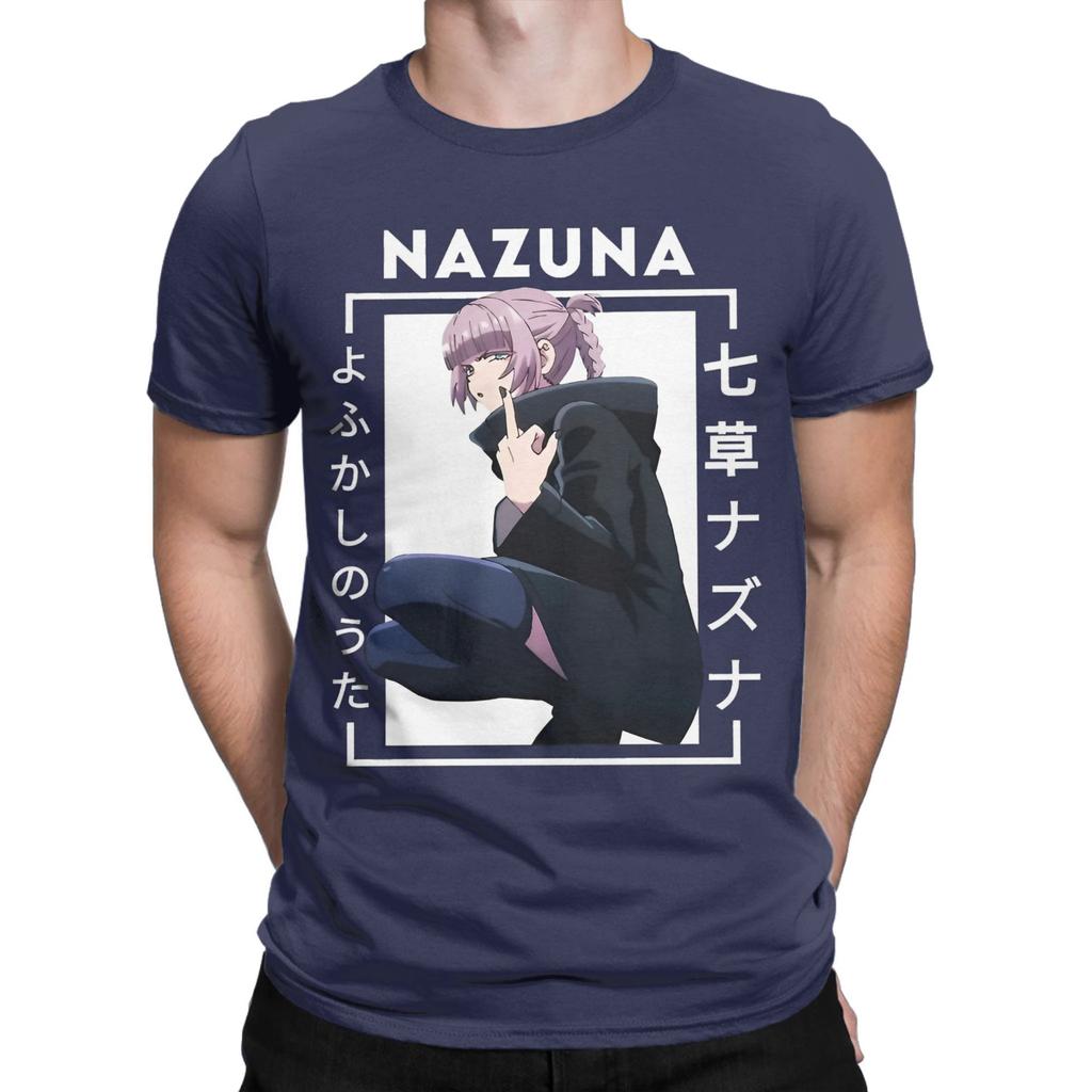 Printed Call of the Night Nazuna Nanakusa T Shirt For Unisex  Cotton Tee Shirt Short Sleeve Clothes